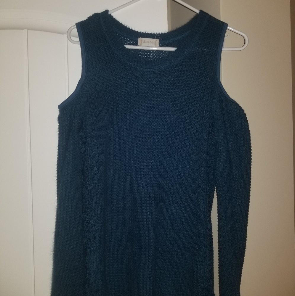 Cold shoulder Altar'd State sweater